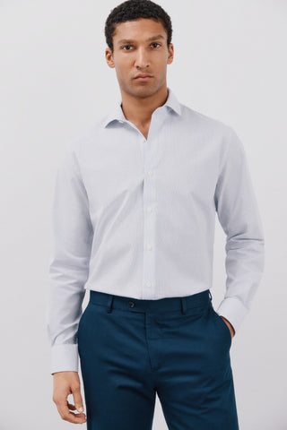 Camisa Manga Larga Slim Fit Rayas