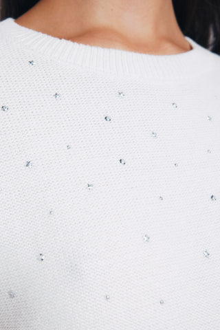 Sudadera Manga Larga con Cristales