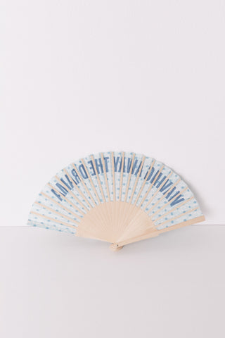 Abanico con Estampado y Frase