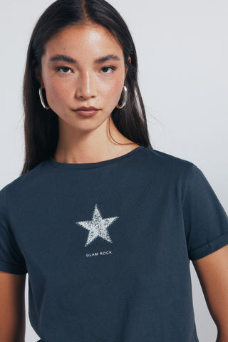 Camiseta Manga Corta con Gráfico