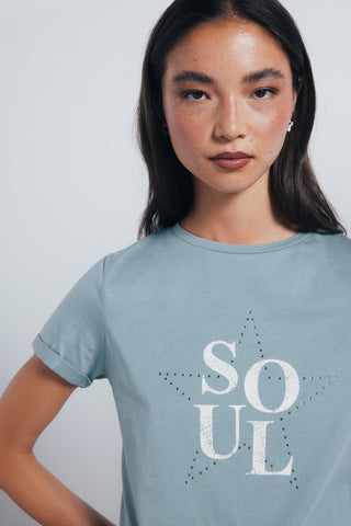 Camiseta Manga Corta con Gráfico