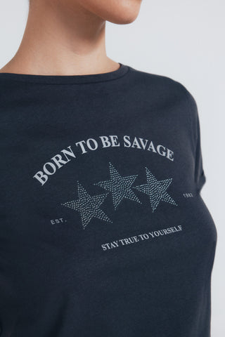 Camiseta Manga Corta con Gráfico