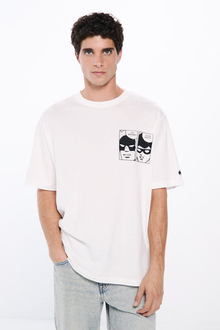 Camiseta Cuello Redondo Gráfica Batman