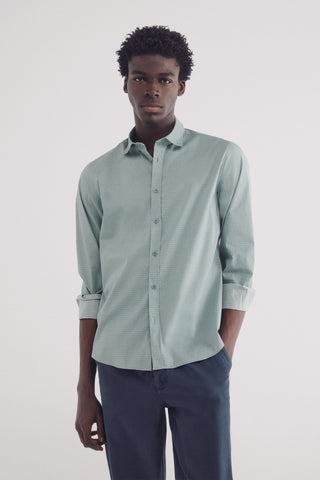 Camisa Manga Larga de Algodón