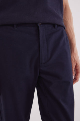 Pantalón de Vestir Slim Fit de Algodón