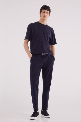 Pantalón de Vestir Slim Fit de Algodón