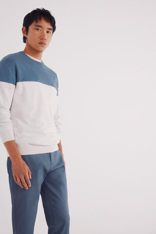 Pantalón Slim Fit con Bolsillos de Algodón