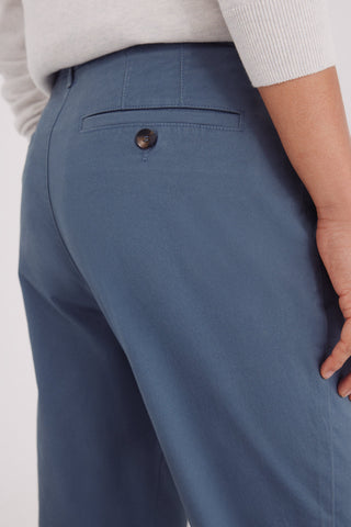 Pantalón Slim Fit con Bolsillos de Algodón