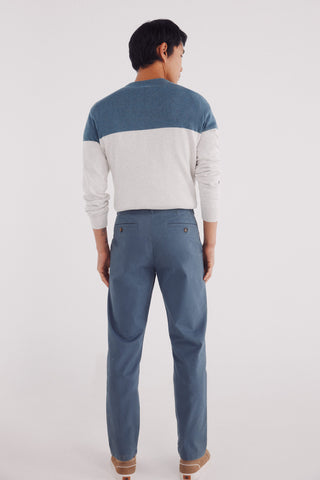 Pantalón Slim Fit con Bolsillos de Algodón