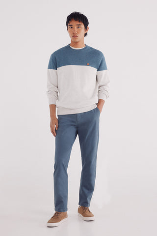 Pantalón Slim Fit con Bolsillos de Algodón