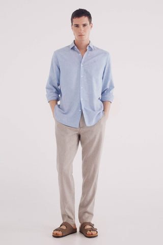 Pantalón Slim Fit de Algodón