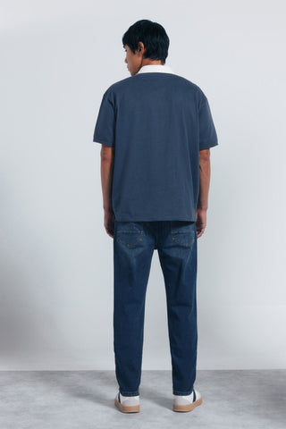 Jeans Ajustados con Bolsillos
