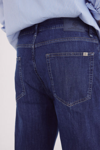 Jeans Slim Fit con Bolsillos