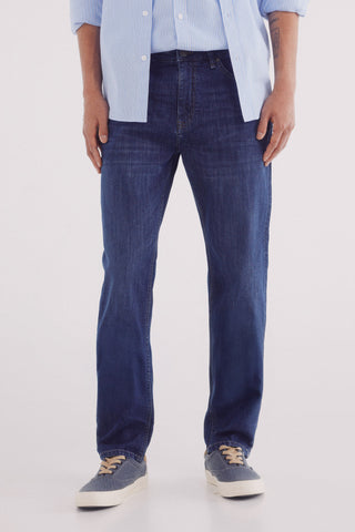 Jeans Slim Fit con Bolsillos