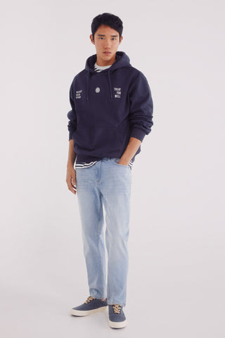 Jeans Slim Fit con Bolsillos