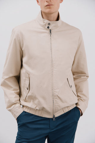Chaqueta Cuello Alto con Bolsillos