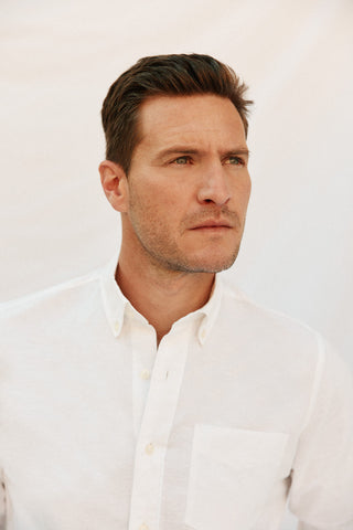 Camisa Manga Larga con Bolsillo