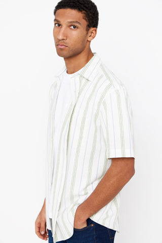 Camisa Manga Corta de Rayas