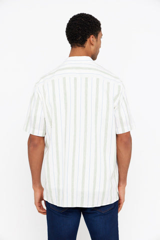 Camisa Manga Corta de Rayas