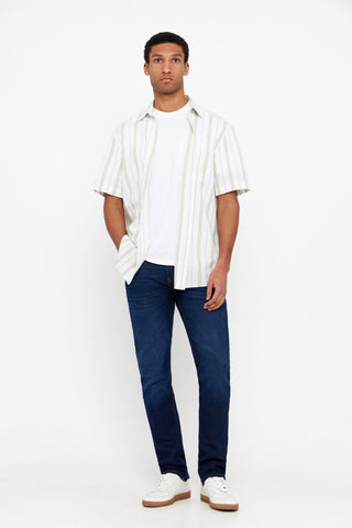 Camisa Manga Corta de Rayas