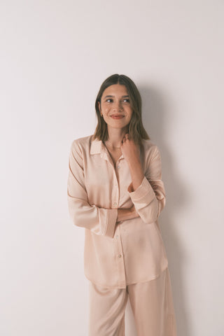 Set de Pijama 2 Piezas de Satén