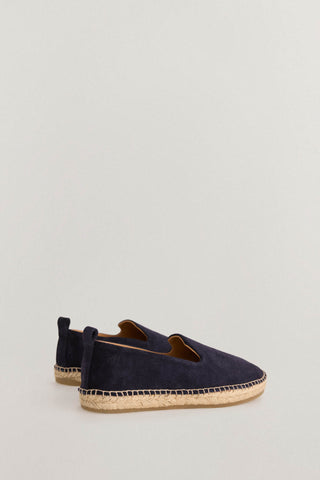 Zapatos de Piel con Detalle de Yute.