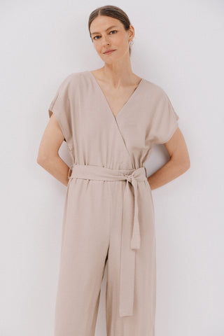 Enterizo Manga Corta con Cinturón