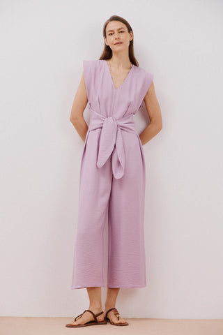 Enterizo Manga Corta Detalle de Cinturón