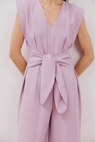 Enterizo Manga Corta Detalle de Cinturón