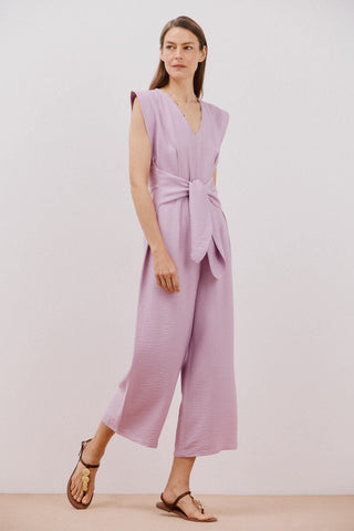 Enterizo Manga Corta Detalle de Cinturón