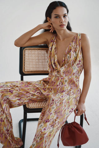 Enterizo de Tirantes Con Estampado