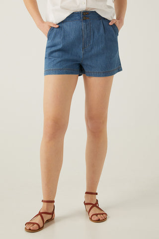 Short Talle Medio con Bolsillos