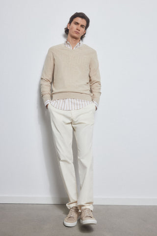 Sudadera Cuello Pico con Logo