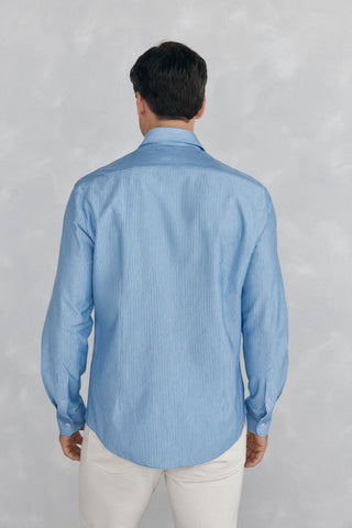 Camisa Manga Larga Estampado Rayas