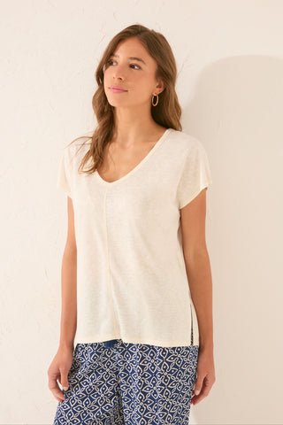 Camiseta Manga Corta con Escarcha.