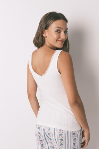 Camiseta de Tirantes con Algodón