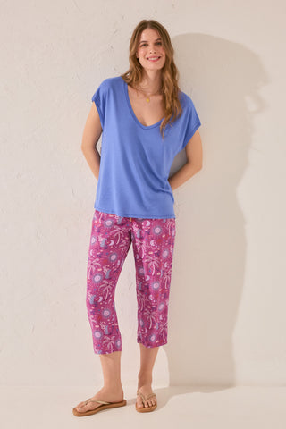 Camiseta Cuello V Manga Corta