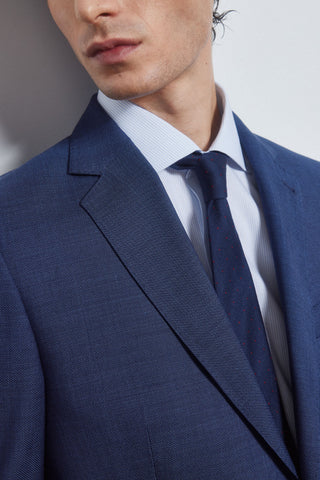 Blazer con Solapa de Lana