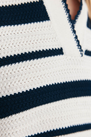 Sudadera de Punto Estampado Rayas