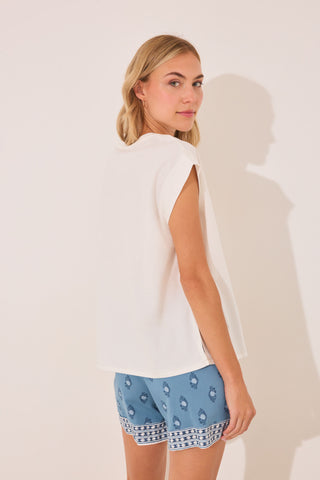 Set de Pijama 2 Piezas con Estampado de Algodón