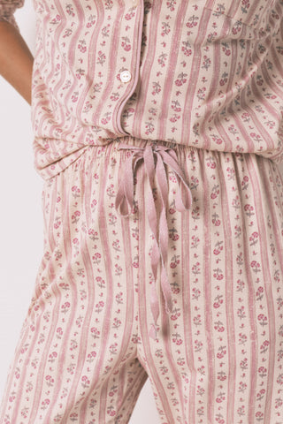 Set de Pijama 2 Piezas con Estampado Floral