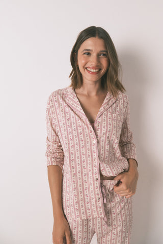 Set de Pijama con Camisero Largo