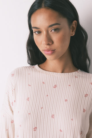 Set de Pijama Estampado Flores