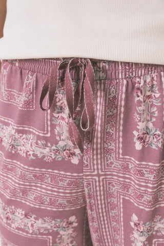 Set de Pijama Largo Flores