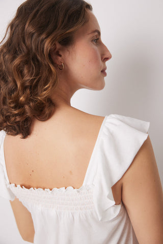 Pijama Maternity con Detalle de Volantes