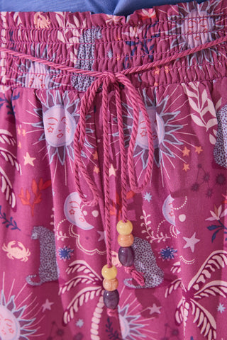 Short con Cintura Elástica Estampado