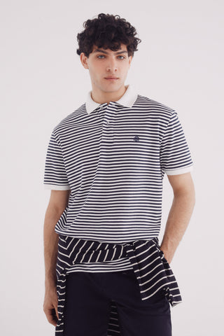 Camiseta Manga Corta Estampado Rayas