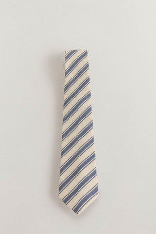 Corbata de Seda Natural con Estampado de Rayas