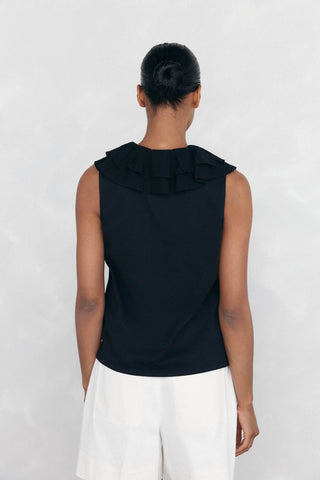 Camiseta Cuello Redondo con Lazada