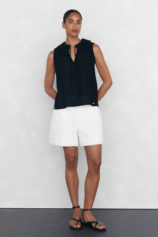 Camiseta Cuello Redondo con Lazada